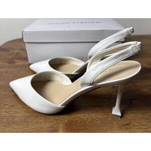 Marc Fisher Women's HADYA Pump White Size 10 M
